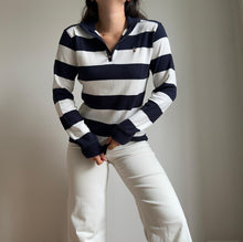 Upload image to gallery, Pull half zip Ralph Lauren style marinière - XS
