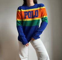 Charger l&#39;image dans la galerie, Pull Ralph Lauren &quot;Polo&quot; en coton - S
