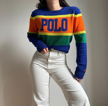 Charger l&#39;image dans la galerie, Pull Ralph Lauren &quot;Polo&quot; en coton - S
