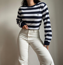 Charger l&#39;image dans la galerie, Pull Lacoste style marinière en coton - L
