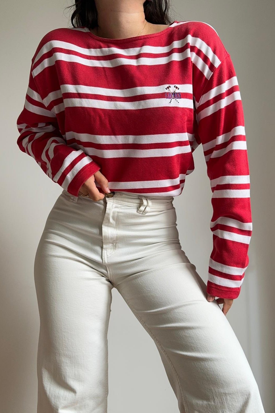 Pull Ralph Lauren broderie Polo - L