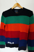 Upload image to gallery, Pull Ralph Lauren à rayures multicolores - XS
