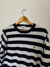 Charger l&#39;image dans la galerie, Pull Lacoste style marinière en coton - L
