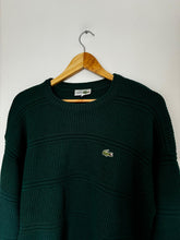 Charger l&#39;image dans la galerie, Pull Lacoste à la maille côtelée des années 80&#39; - XL
