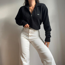 Charger l&#39;image dans la galerie, Pull half zip Lacoste noir - XL
