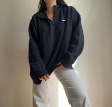 Charger l&#39;image dans la galerie, Sweat half zip Nike molletonné - L

