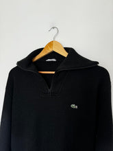 Charger l&#39;image dans la galerie, Pull half zip Lacoste en grosse maille côtelée - M
