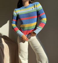 Upload image to gallery, Pull Ralph Lauren à rayures multicolores - XS

