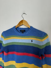 Upload image to gallery, Pull Ralph Lauren à rayures multicolores - XS
