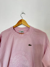 Charger l&#39;image dans la galerie, Pull « La Chemise Lacoste » broderie fleur des années 80&#39; - M
