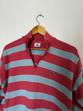 Charger l&#39;image dans la galerie, Pull half zip Lacoste à rayures - L
