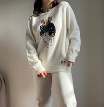 Charger l&#39;image dans la galerie, Pull Ralph Lauren Polo Bear brodé collector - M
