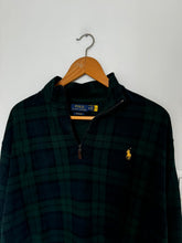 Charger l&#39;image dans la galerie, Pull half zip Ralph Lauren motif tartan - XL
