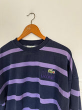 Charger l&#39;image dans la galerie, Pull &quot;La Chemise Lacoste&quot; fabriqué en France des années 80 - XL
