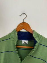 Charger l&#39;image dans la galerie, Pull half zip Lacoste à rayures - XL
