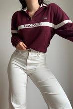 Charger l&#39;image dans la galerie, Pull half zip Lacoste bordeaux- L
