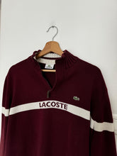 Charger l&#39;image dans la galerie, Pull half zip Lacoste bordeaux- L
