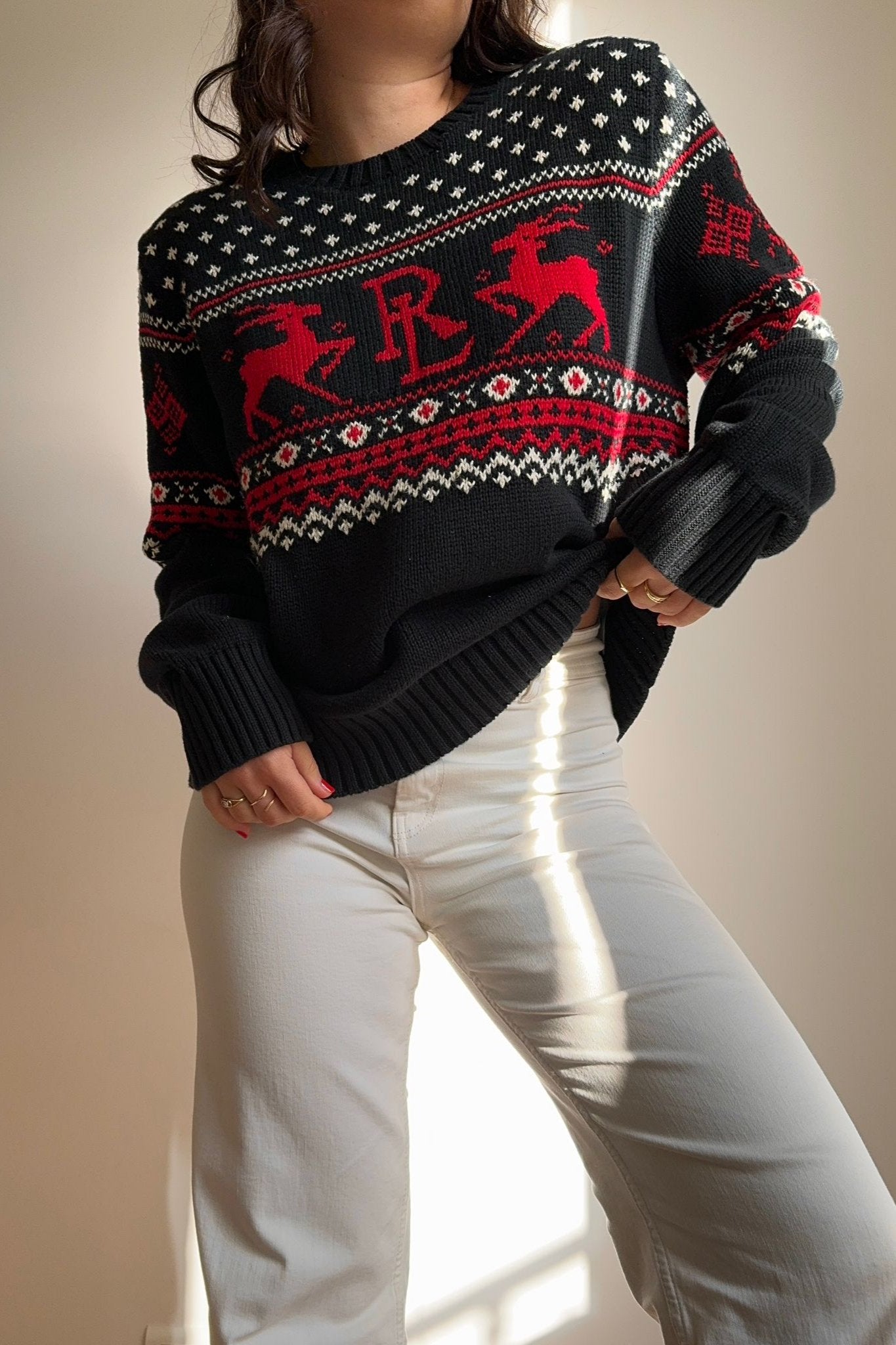 Pull Ralph Lauren « RL » winter edition - XL