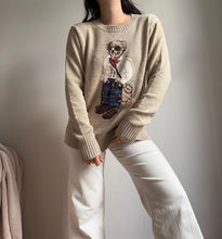 Charger l&#39;image dans la galerie, Pull Ralph Lauren Polo Bear brodé de collection - M
