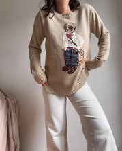 Charger l&#39;image dans la galerie, Pull Ralph Lauren Polo Bear brodé de collection - M
