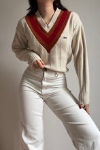 Upload image to gallery, Pull col V Lacoste en laine - XS
