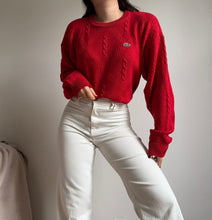 Upload image to gallery, Pull Lacoste à la maille tressée des années 80’ - XL
