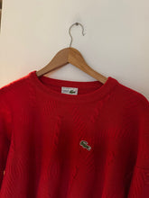 Upload image to gallery, Pull Lacoste à la maille tressée des années 80’ - XL
