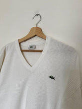 Charger l&#39;image dans la galerie, Pull col V Lacoste en coton - L
