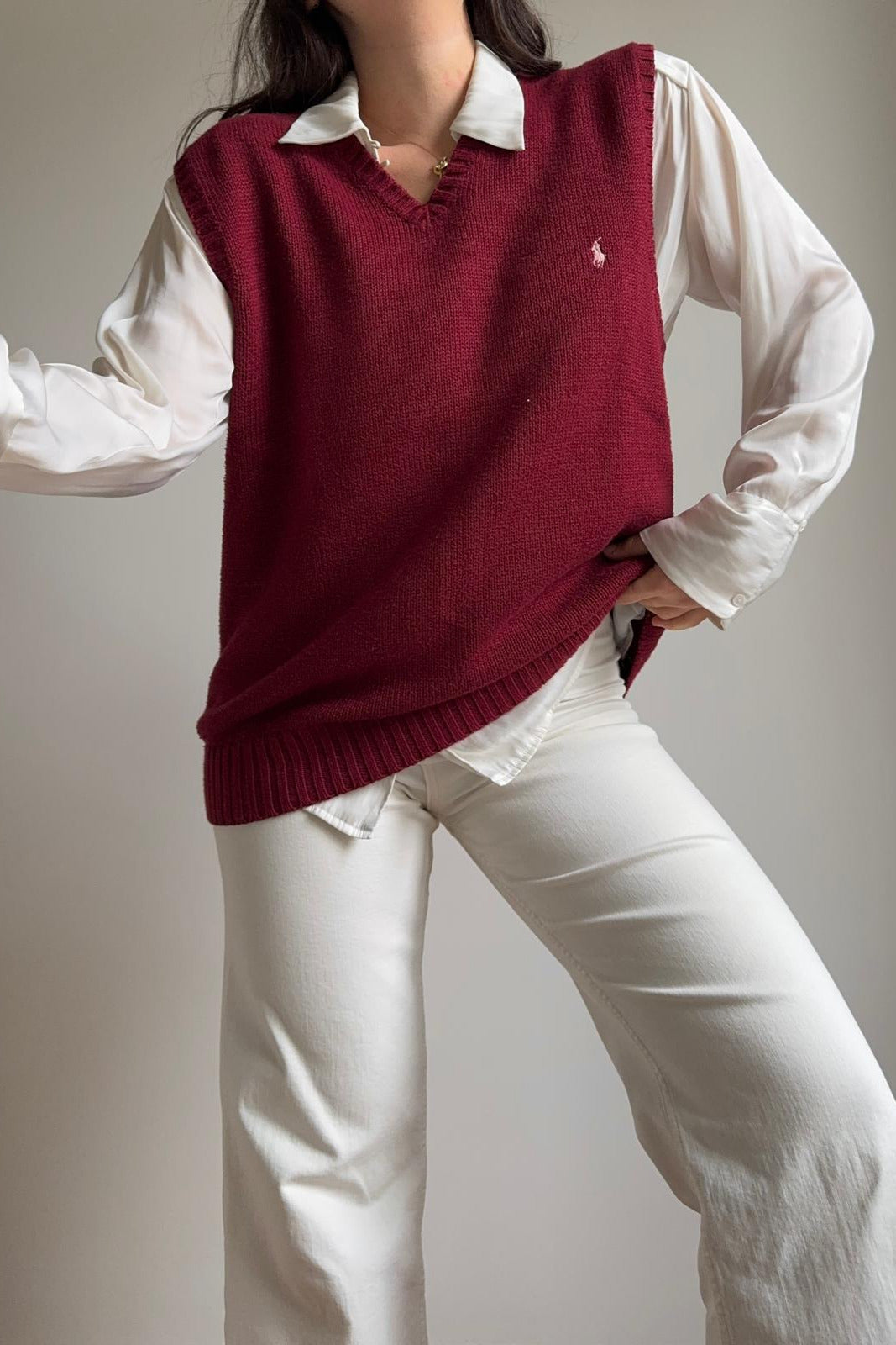 Sans Manche Ralph Lauren Pull Col V Pull Col V Sans Manche Ralph