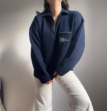 Upload image to gallery, Pull Lacoste Nautic au col boutonné des années 80&#39; - L
