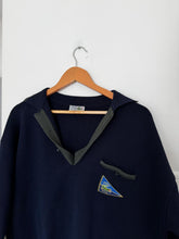 Upload image to gallery, Pull Lacoste Nautic au col boutonné des années 80&#39; - L
