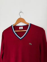 Upload image to gallery, Pull col V Lacoste en coton - M
