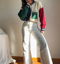 Upload image to gallery, Pull Lacoste colorblock des années 90&#39; fabriqué en France - XL
