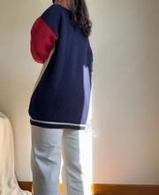 Upload image to gallery, Pull Lacoste colorblock des années 90&#39; fabriqué en France - XL
