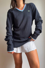 Charger l&#39;image dans la galerie, Pull col V Lacoste Live en coton - L
