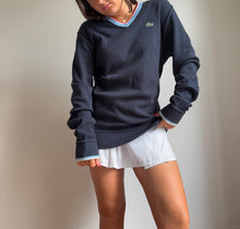 Charger l&#39;image dans la galerie, Pull col V Lacoste Live en coton - L
