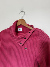 Charger l&#39;image dans la galerie, Pull Lacoste au col boutonné à la maille côtelée - S
