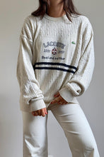 Charger l&#39;image dans la galerie, Pull Lacoste Beach &amp; Sea Wear à la maille tressée des années 80&#39; - XL
