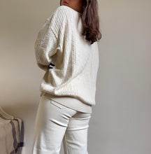 Charger l&#39;image dans la galerie, Pull Lacoste Beach &amp; Sea Wear à la maille tressée des années 80&#39; - XL
