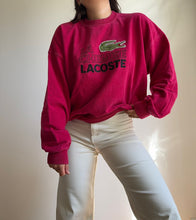Charger l&#39;image dans la galerie, Pull Lacoste &quot;La chemise Lacoste&quot; fabriqué en France dans les années 80&#39; - M
