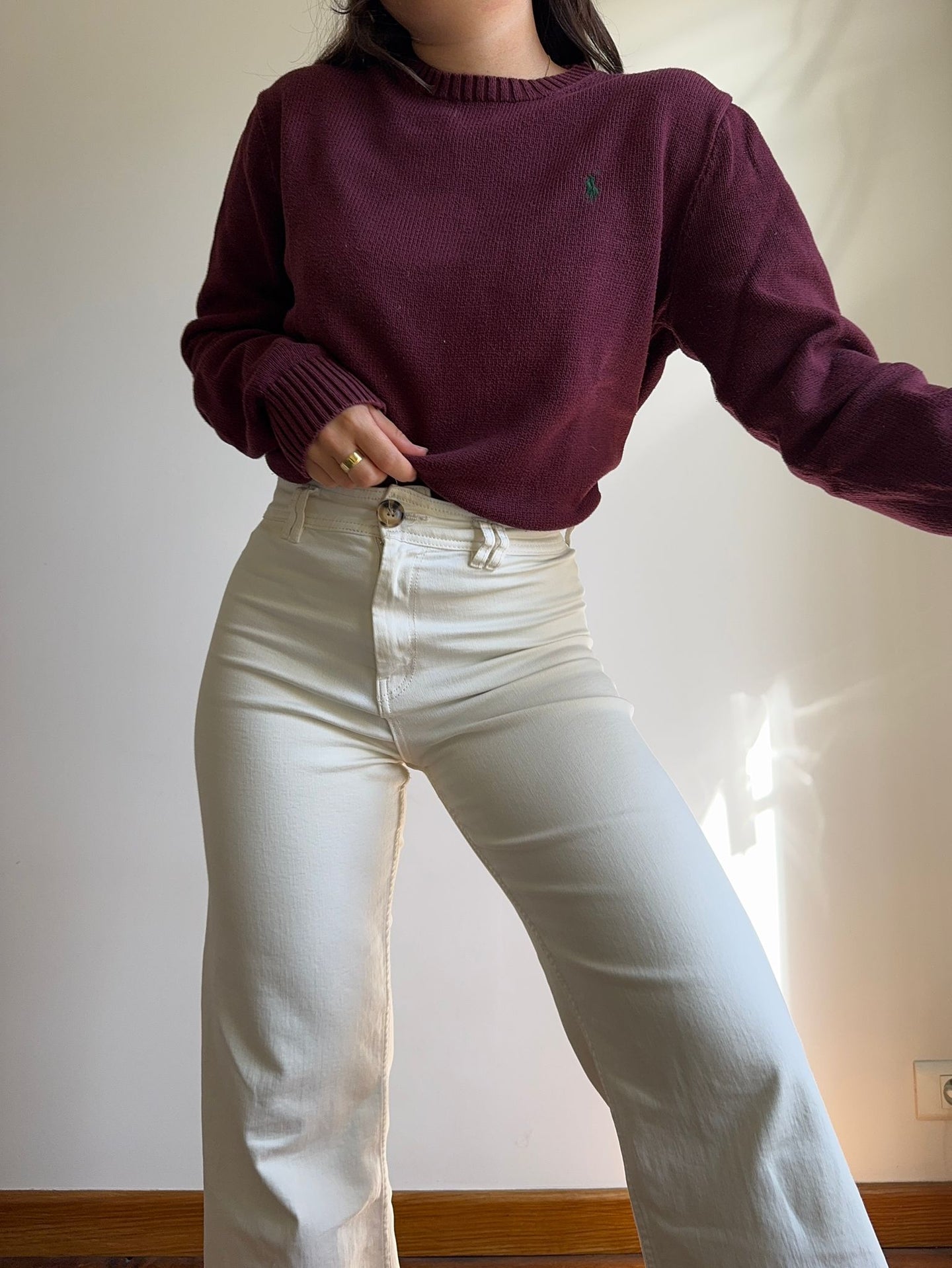 Pull Ralph Lauren en grosse maille - S