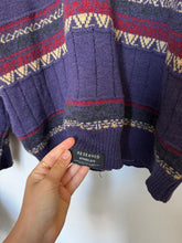 Charger l&#39;image dans la galerie, Pull Lacoste broderie golfeurs des années 80&#39; fabriqué en France - XL
