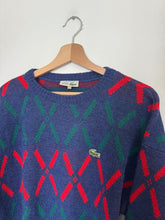 Charger l&#39;image dans la galerie, Pull Lacoste en grosse maille fabriqué en France dans les années 90&#39; - M
