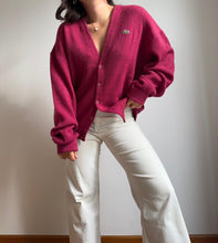 Charger l&#39;image dans la galerie, Gilet Lacoste en laine fabriqué en France des années 80 - L
