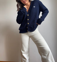 Charger l&#39;image dans la galerie, Gilet Lacoste en laine fabriqué en France des années 80 - M
