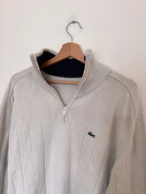 Charger l&#39;image dans la galerie, Pull half zip Lacoste en coton - M
