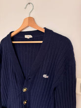 Charger l&#39;image dans la galerie, Gilet Lacoste en laine fabriqué en France des années 80 - M
