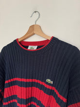 Charger l&#39;image dans la galerie, Pull Lacoste à la maille tressée des années 90&#39;s - XL
