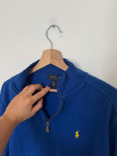 Charger l&#39;image dans la galerie, Pull half zip Ralph Lauren en coton - S
