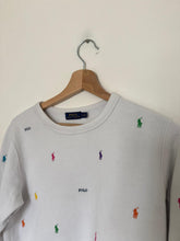 Charger l&#39;image dans la galerie, Pull Ralph Lauren pony logo multicolore - S
